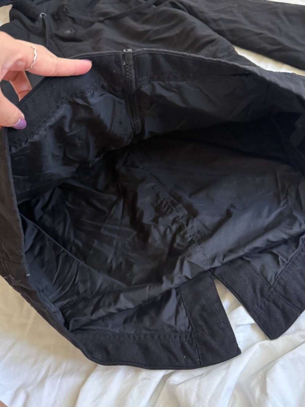 The North Face Black Coat Jacket - Picture 6 of 14